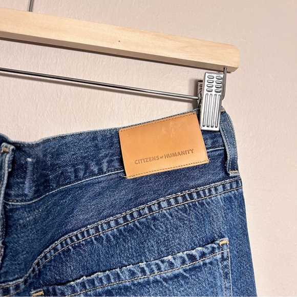 Citizens of Humanity Annina Premium Vintage Hi-Rise Button Fly Wide Leg Jean 32 - Picture 6 of 13